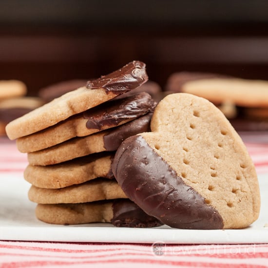 Scottish Shortbread Cookies with Chocolate
