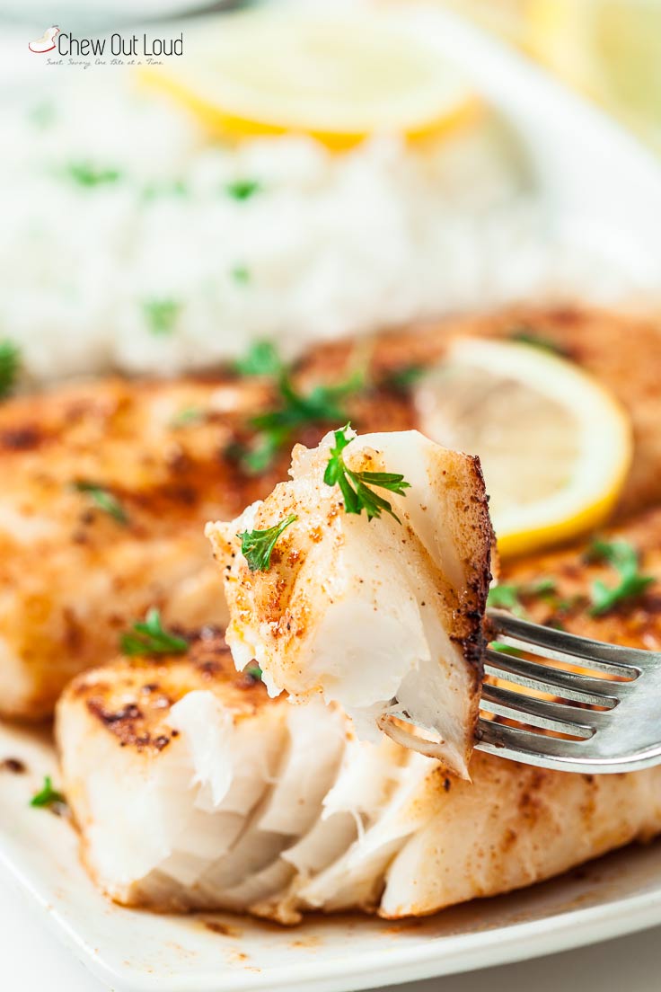 easy lemon butter fish in 20 minutes - chew out loud