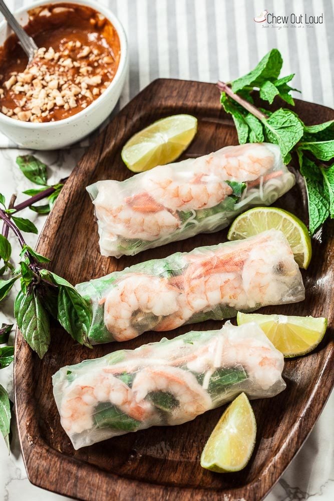 How to Make Vietnamese Spring Rolls (Gluten-Free) - Chew Out Loud