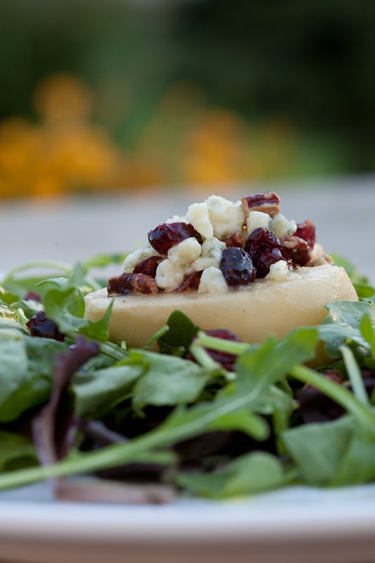 Closed-Up of Pear on Greens