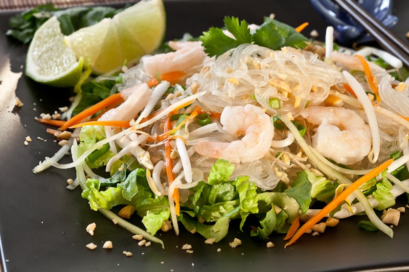 asian glass noodle salad