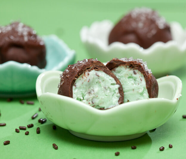Mint Chip Ice Cream Bon Bons