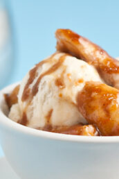 bananas foster banana split
