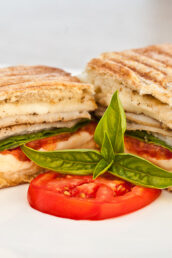 Mesquite Turkey Panini with Garlic Butter