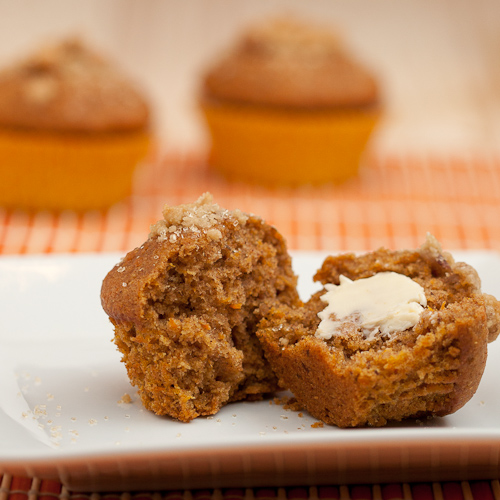 Sweet potato cinnamon muffins