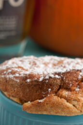 Pumpkin Souffle with Molasses Bourbon