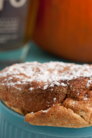 Pumpkin Souffle with Molasses Bourbon