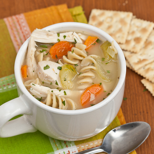 Hearty Turkey/Chicken Noodle Soup - Chew Out Loud