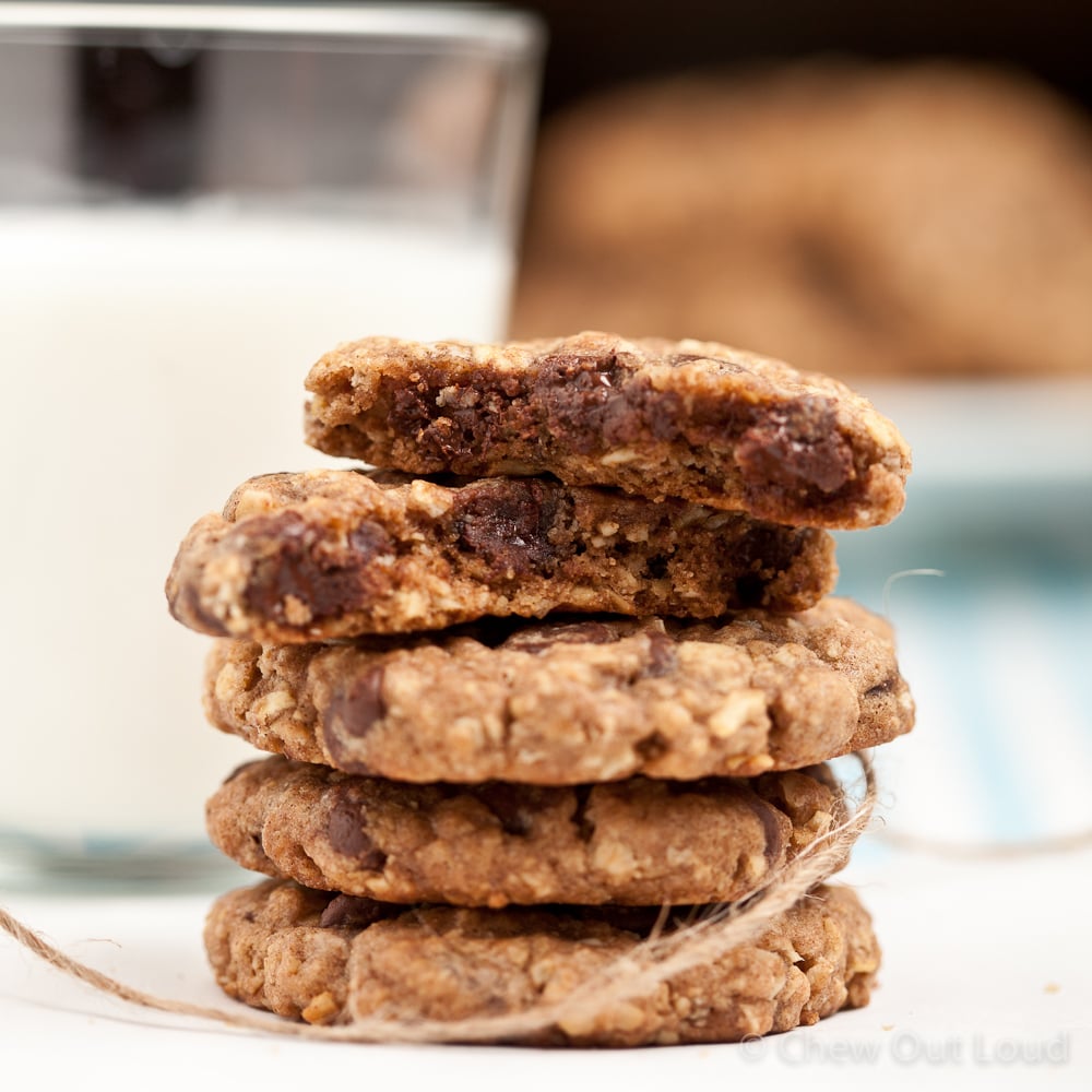 Chewy Oatmeal Chocolate Chip Cookies 2