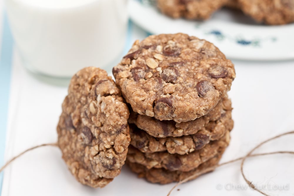 Chewy Oatmeal Chocolate Cookies 4