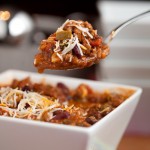 Hearty Chili with Shredded Cheese