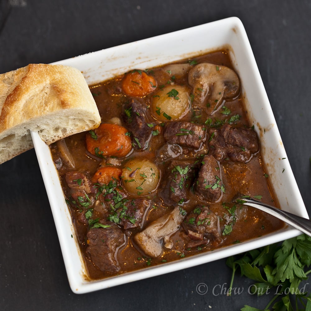 Boeuf Bourguignon French beef stew 2