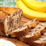 Slices of Yogurt Banana Chocolate Bread