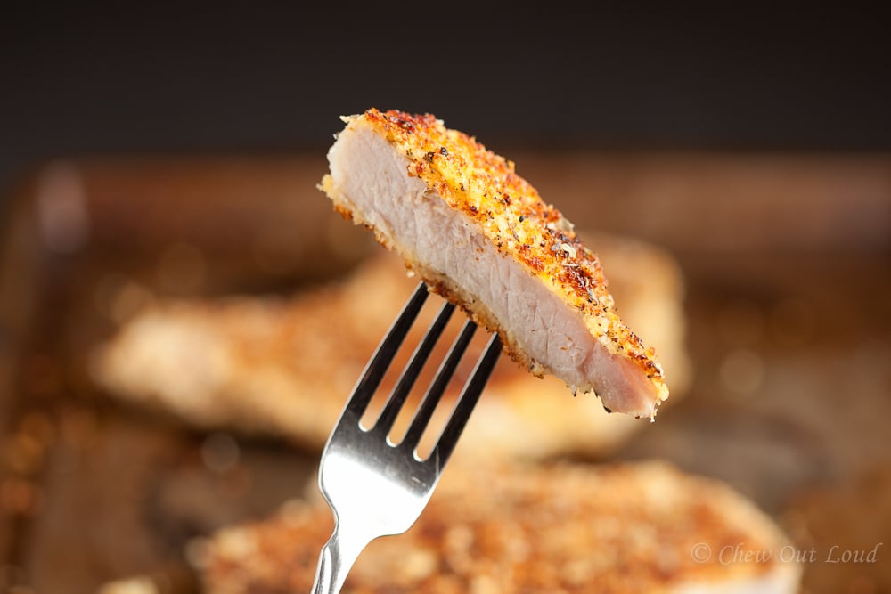 Panko Parmesan Crusted Pork Chops 4