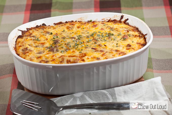 Cheesy Potato and Sausage Bake 2