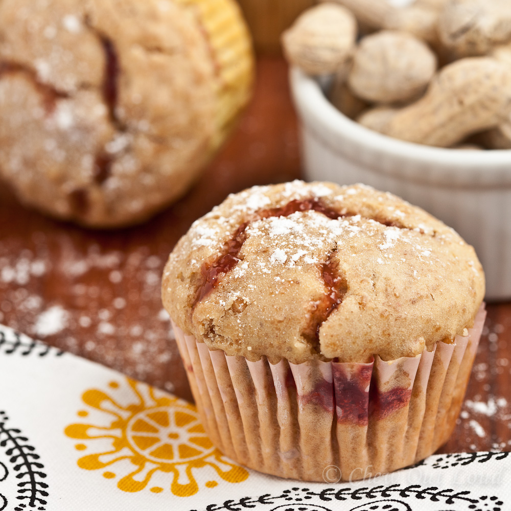 Peanut Butter Jelly Muffins 3