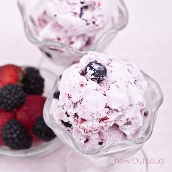 Blueberry Ice Cream