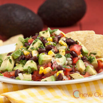 black bean avocado salsa