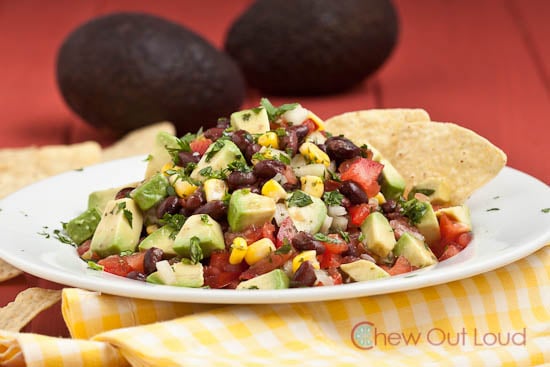 black bean avocado salsa