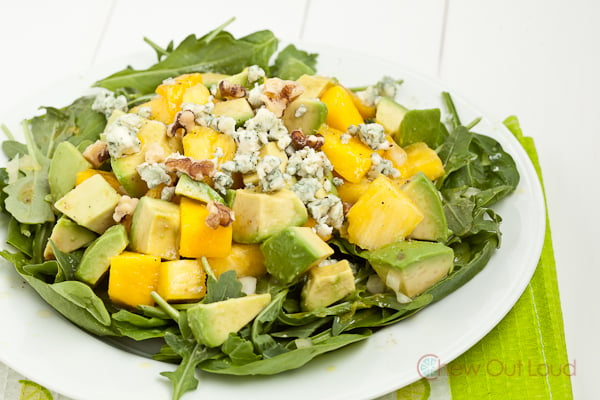 Blue Avocado Mango Salad