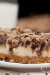 Chocolate Chip Cookie Cheesecake Bars