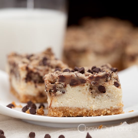 Chocolate Chip Cookie Cheesecake Bars