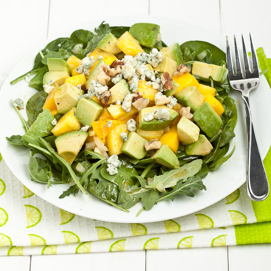 Honey Avocado Mango Salad 6