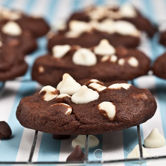 Chewy Triple Chocolate Cookies