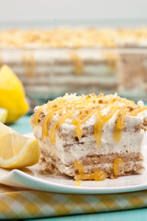 Lemon Ice Box Cake