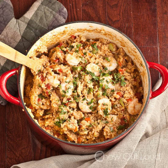 Mexican Rice with Chicken and Shrimp 2