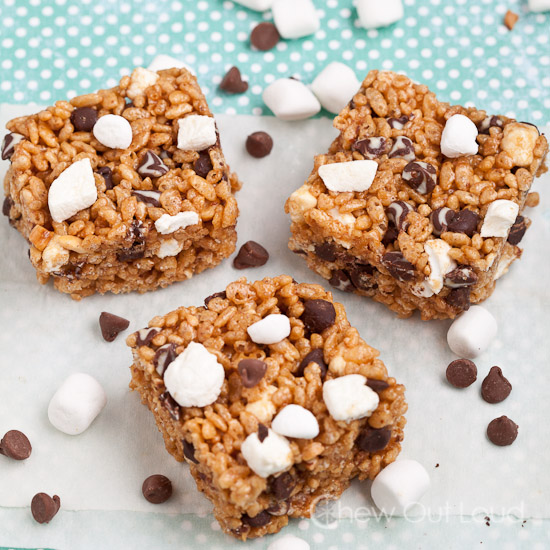 Smores Peanut Butter Krispies