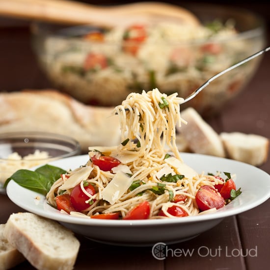 Bruschetta Tomato Basil Pasta Chew Out Loud