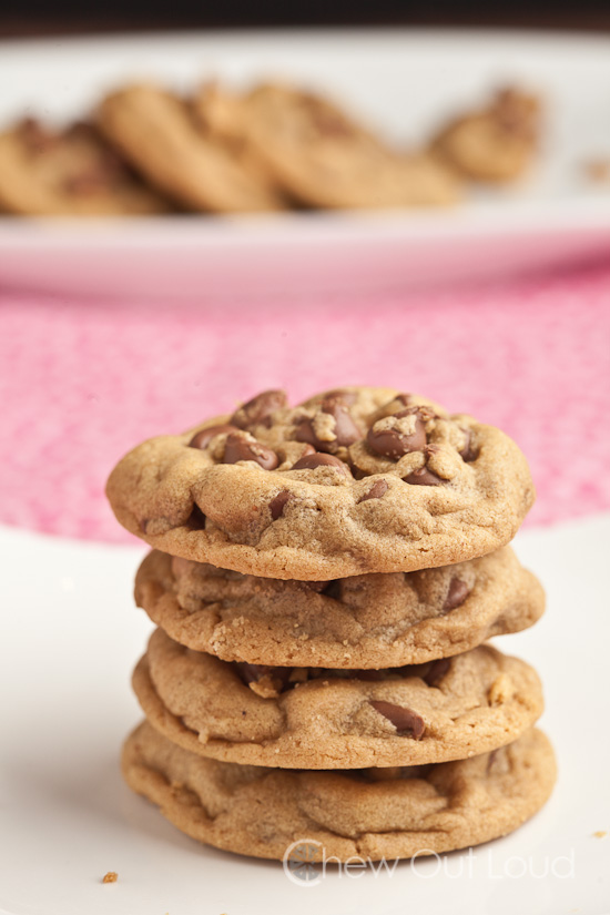 Flourless Peanut Butter 'n Chocolate Chip Cookies