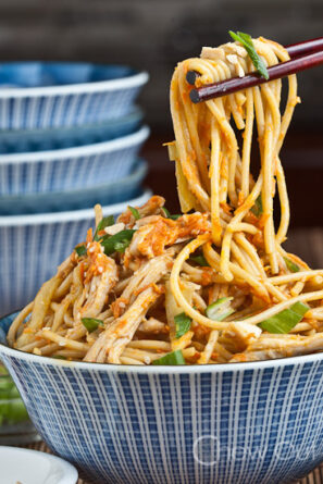 peanut sesame noodles