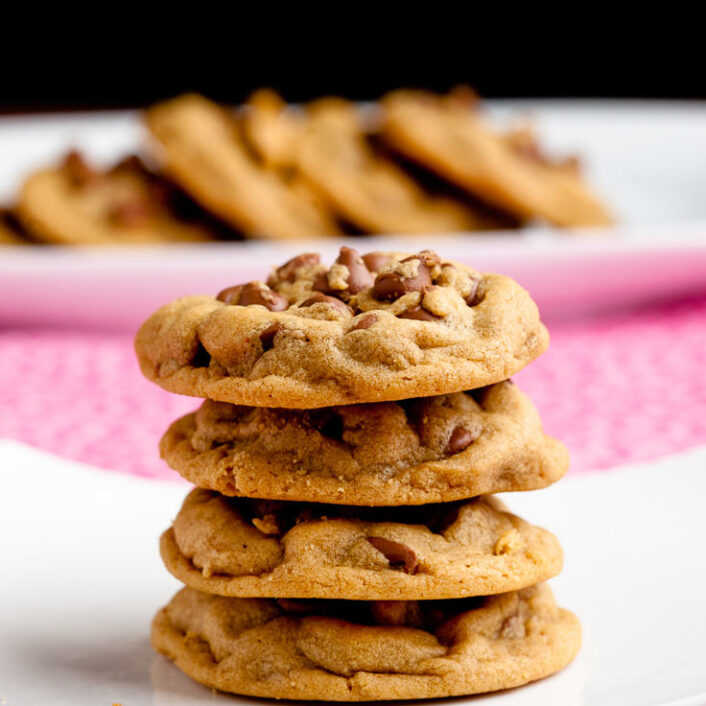 Peanut Butter Cookies with Chocolate Chips (6 Ingredients) Chew Out Loud