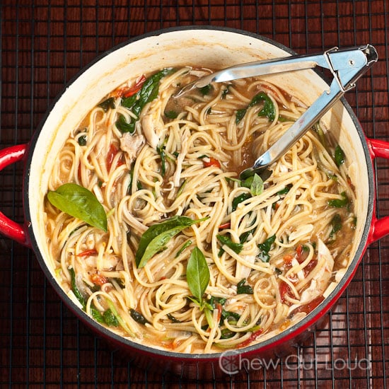 One-Pot Basil Pasta Recipe by Tasty