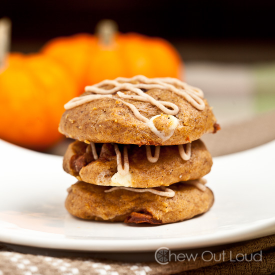 Soft Pumpkin Spice Cookies