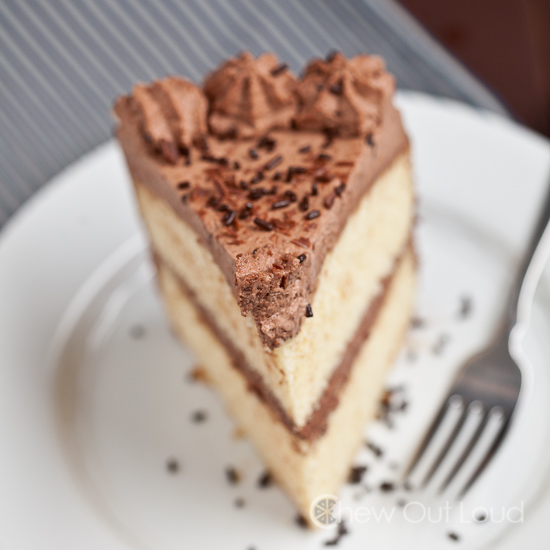 Tender Chocolate Cake with Chocolate Whipped Cream 2