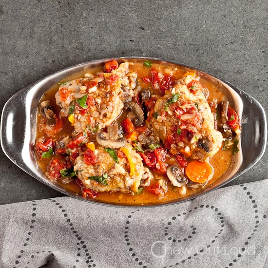 chicken cacciatore 3