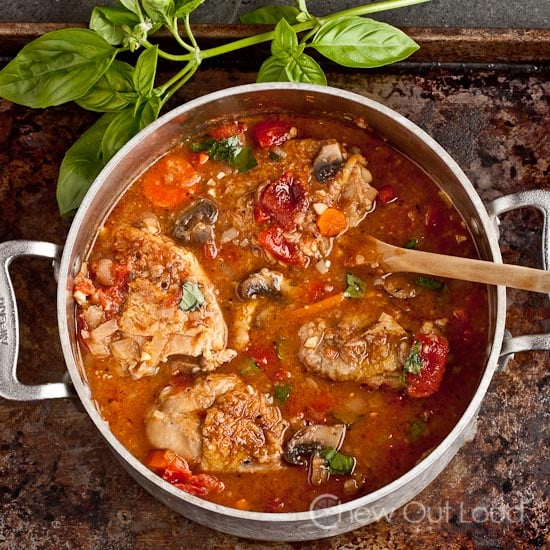 chicken cacciatore