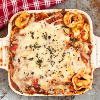 bake tortellini casserole