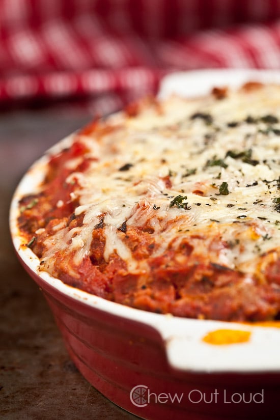 Cheesy Baked Tortellini Casserole