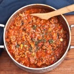 Chunky Sausage and Vegetable Pasta Sauce