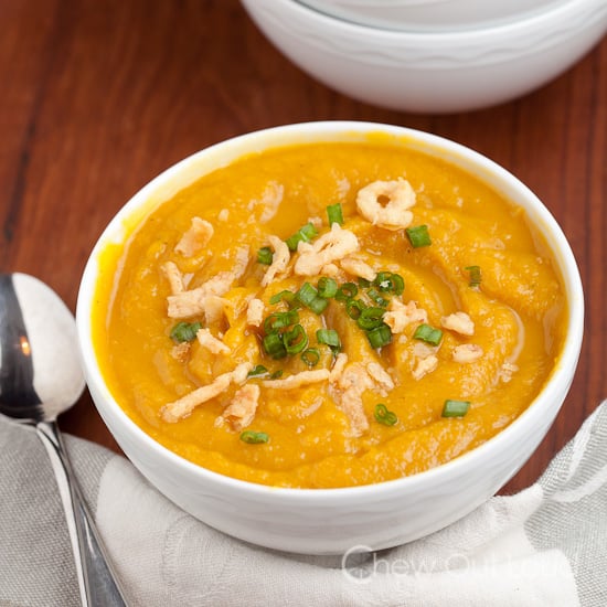 Butternut Squash Soup with Chopped of Chives