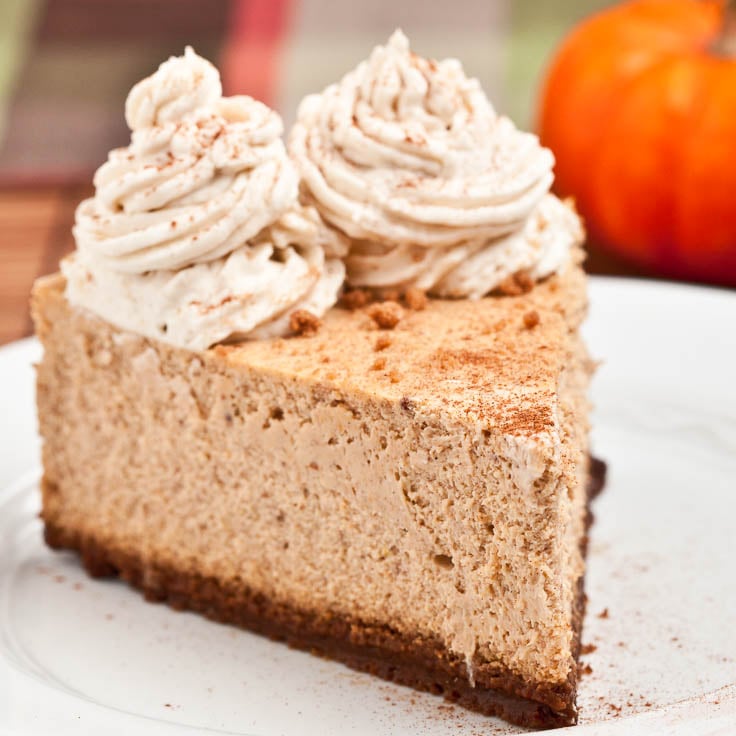 A Slice of Pumpkin Pie with Frosting