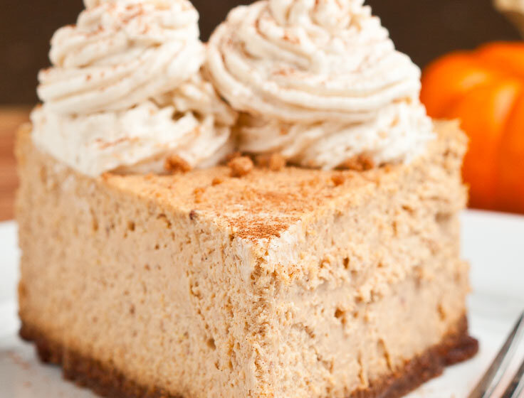 A Slice of Pumpkin Pie with Frosting