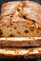 Close up of Snickerdoodle Bread