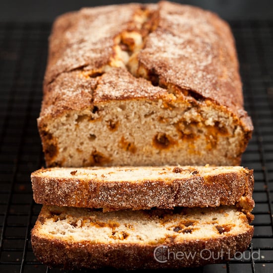 Close up of Snickerdoodle Bread