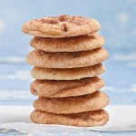 Stack of Chewy Soft Snickerdoodles Cookies