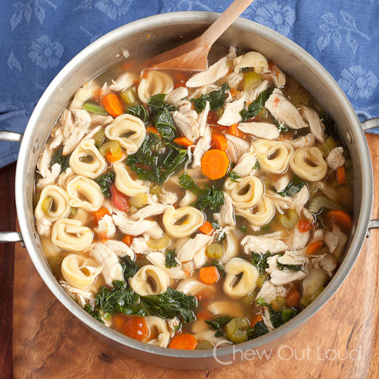 Chicken Vegetable Tortellini Soup